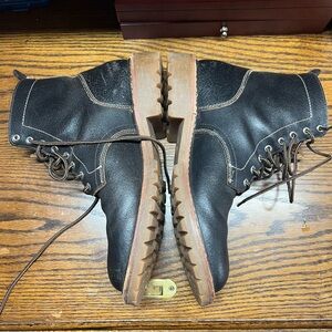 Thursday Black Leather Men's Boots